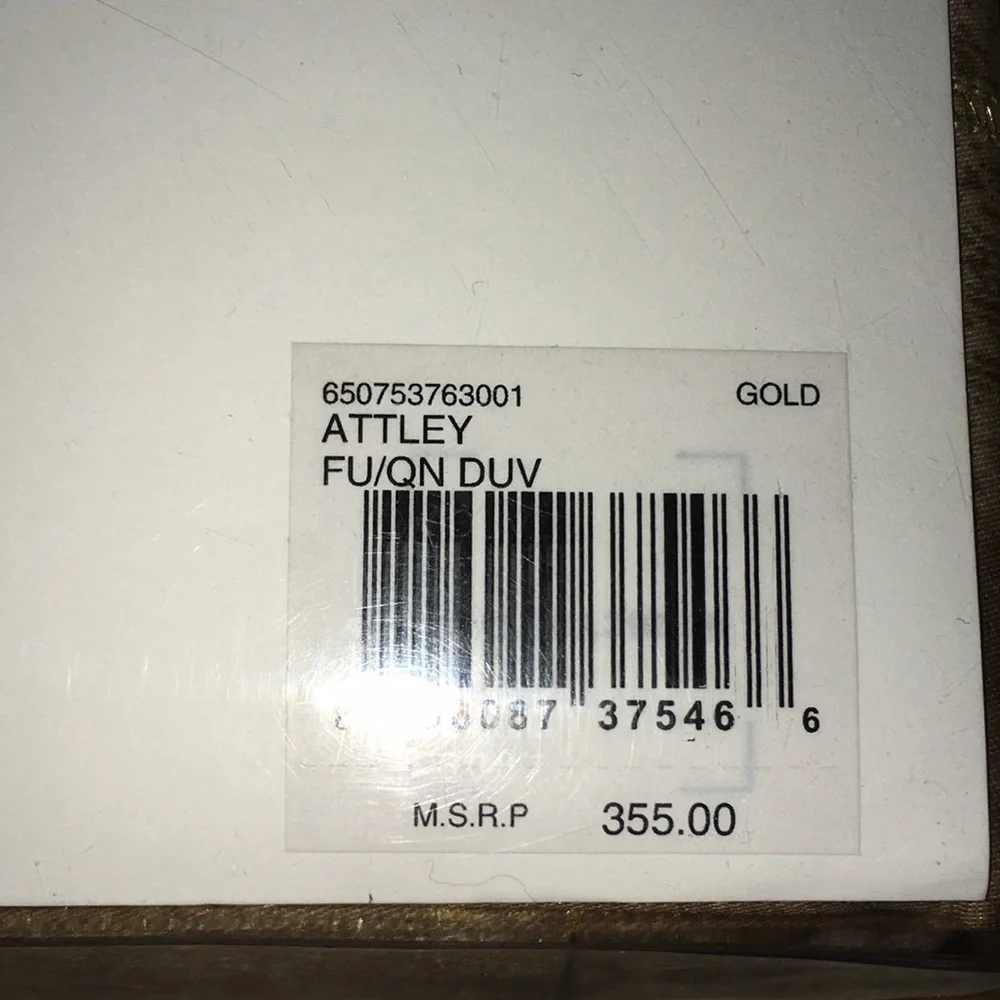RALPH LAUREN   WESTON PARK ATTLEY GOLD DUVET COVER